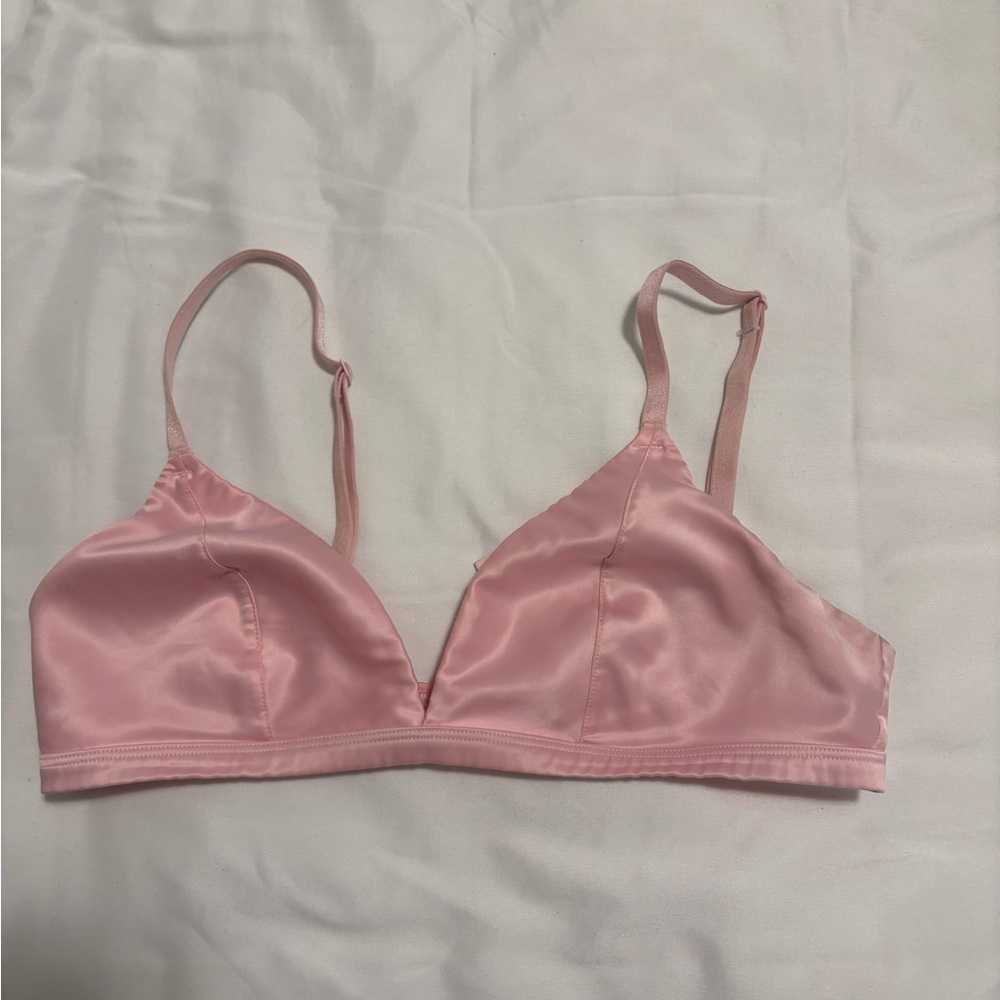 Victoria's Secret Satin Pink Bralette